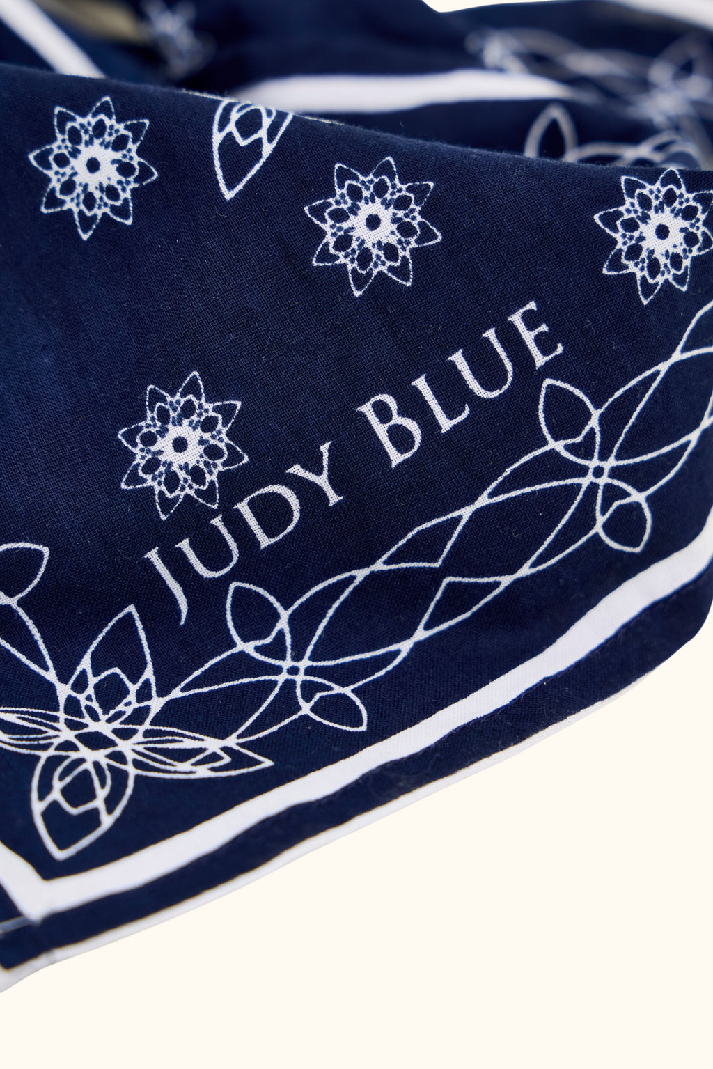 Judy Blue Mid Rise Light Wash Destroyed with Bandana Loop