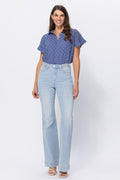Judy BlueLight Wash Jeans with Braided Waistband