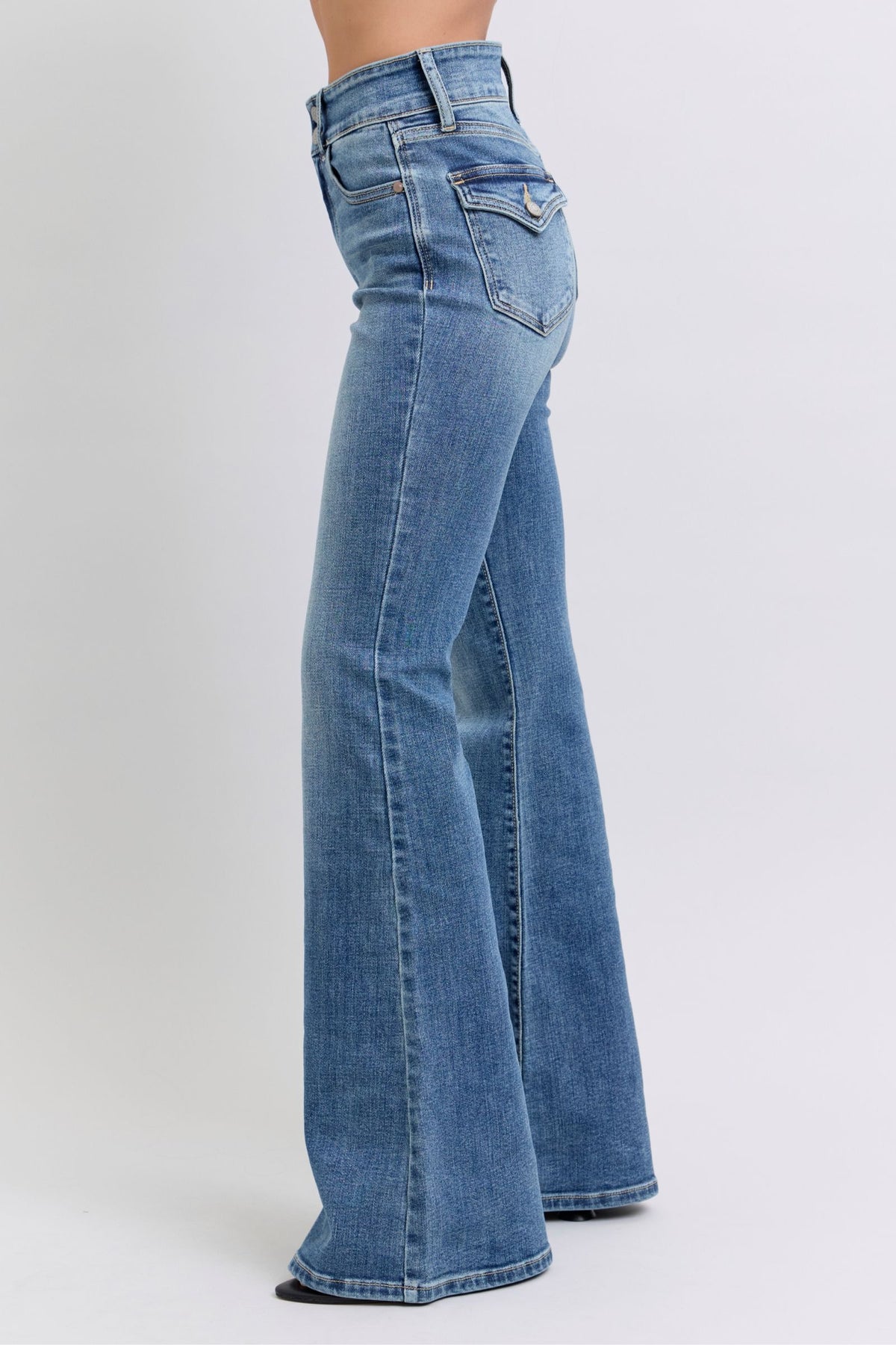 Judy Blue High Waist Vintage Flare Jeans