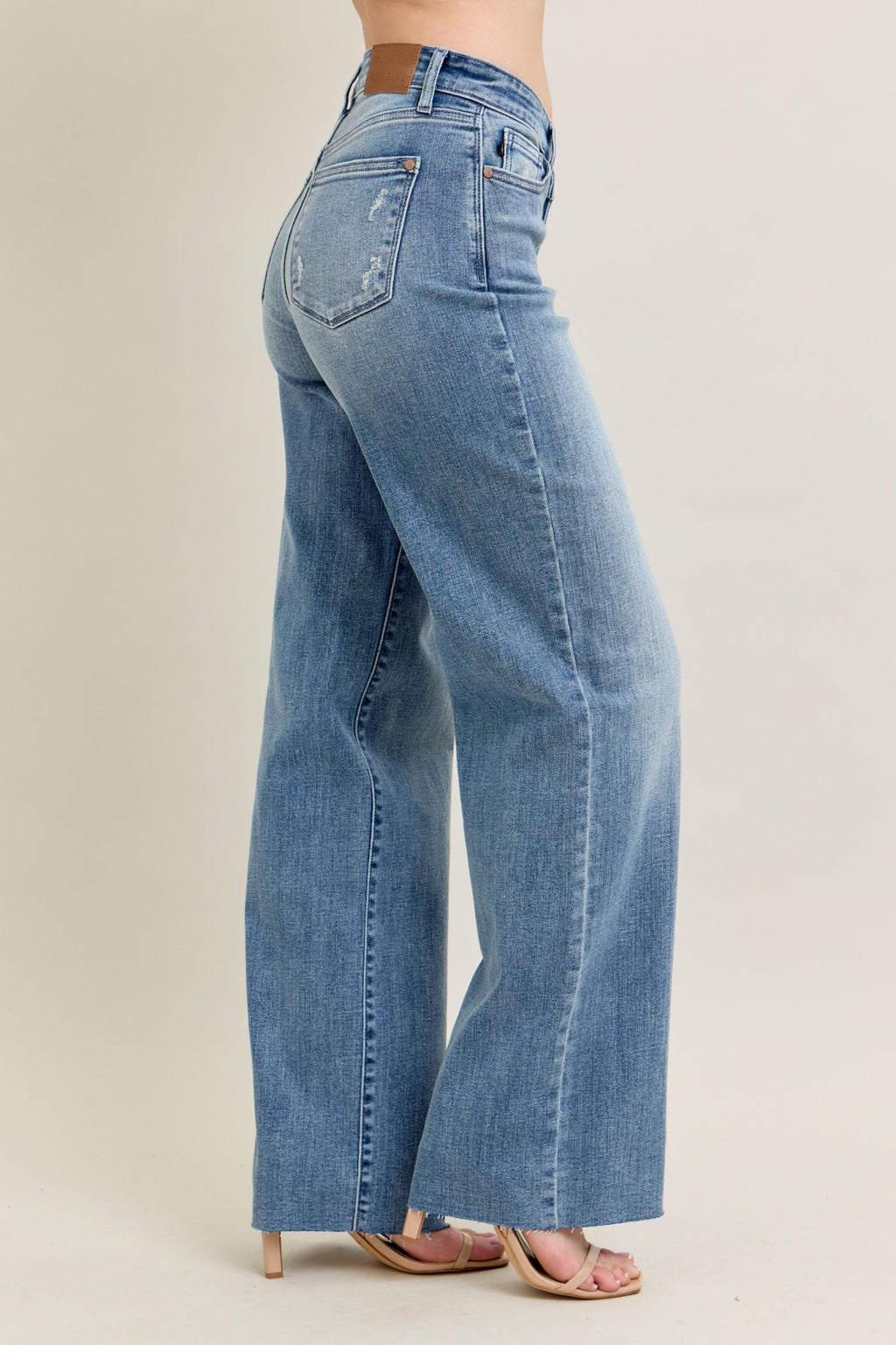 Judy Blue V-Front Baggy Jean, Inseam 33"