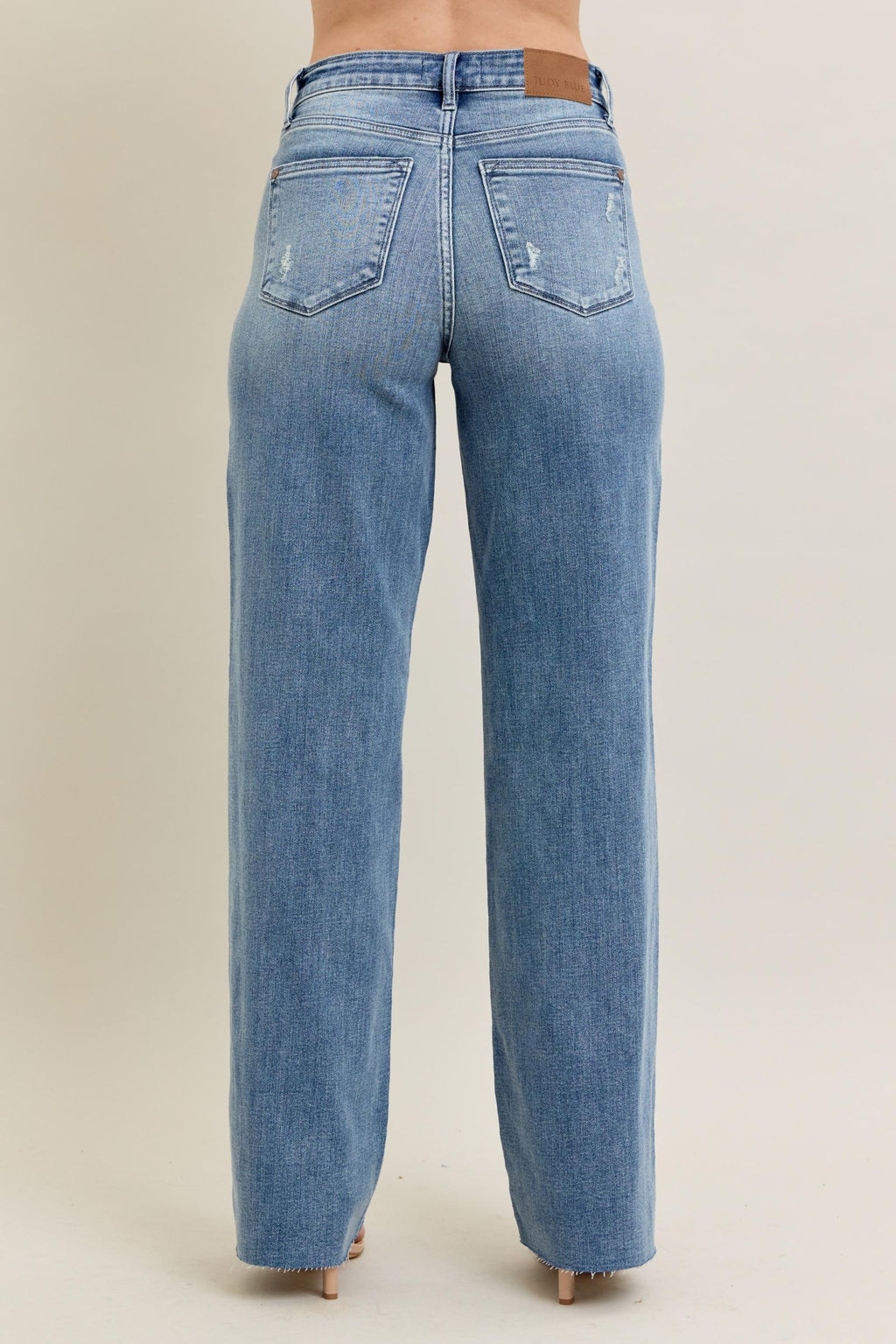 Judy Blue V-Front Baggy Jean, Inseam 33"