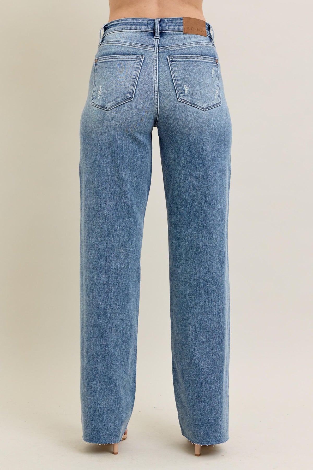 Judy Blue V-Front Baggy Jean, Inseam 33"