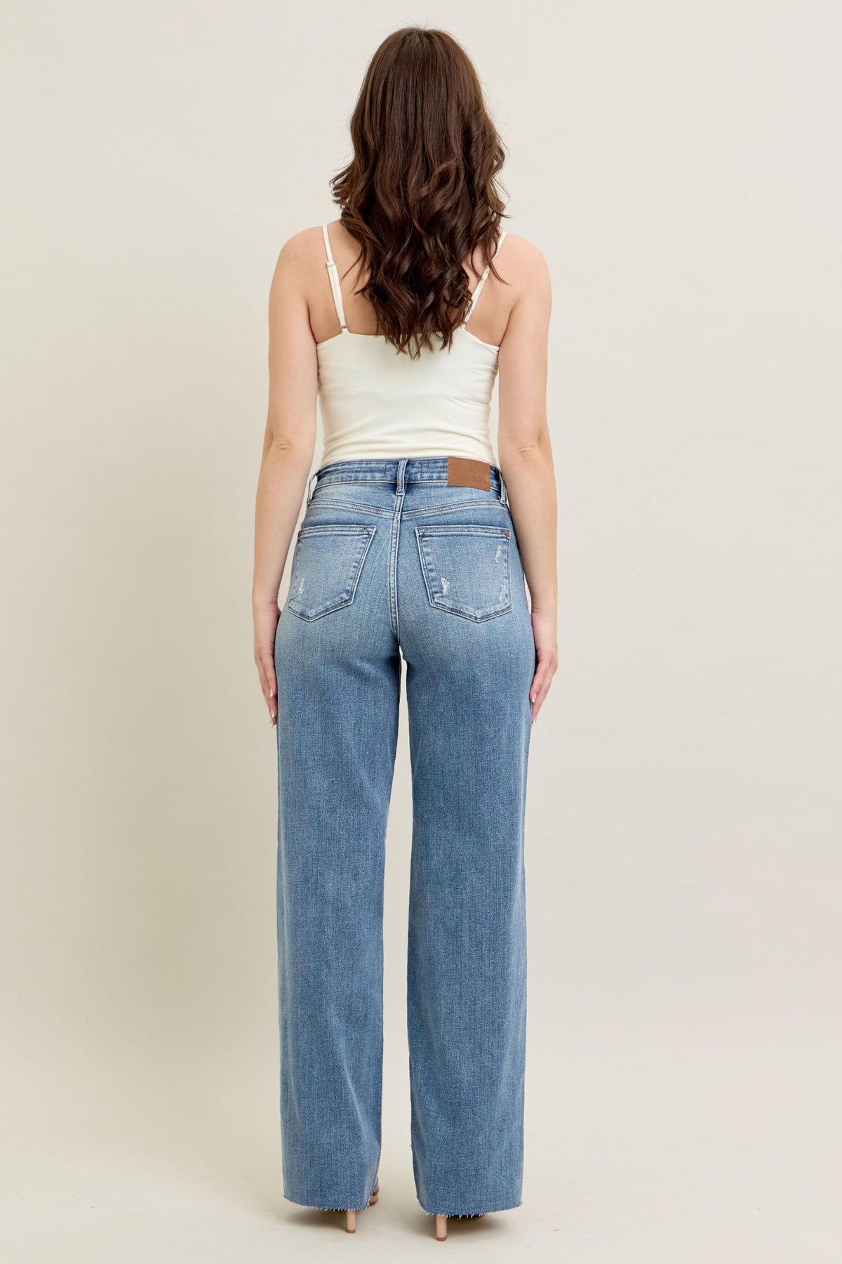 Judy Blue V-Front Baggy Jean, Inseam 33"