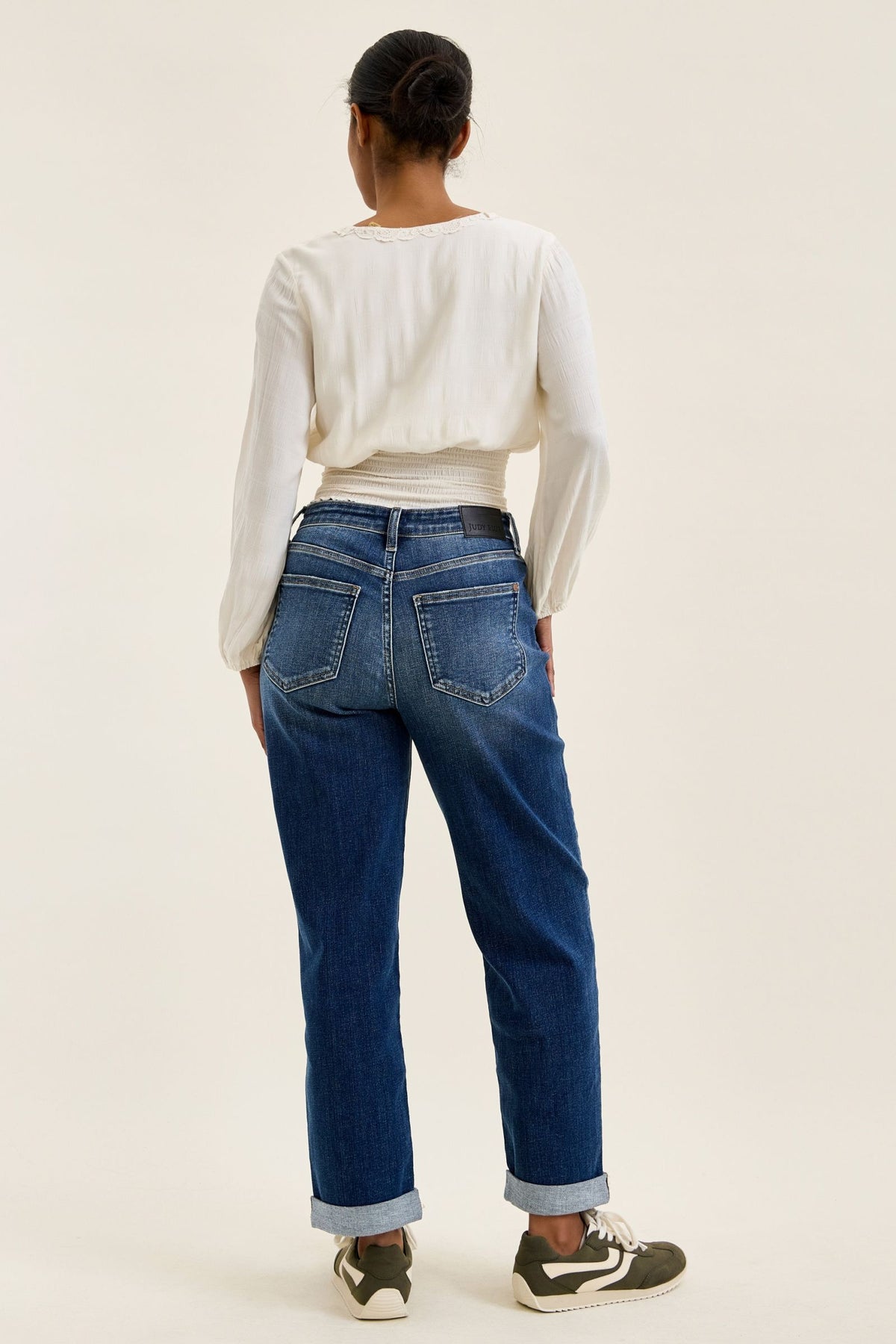 Judy Blue Classic Mid Rise Cuffed Boyfriend