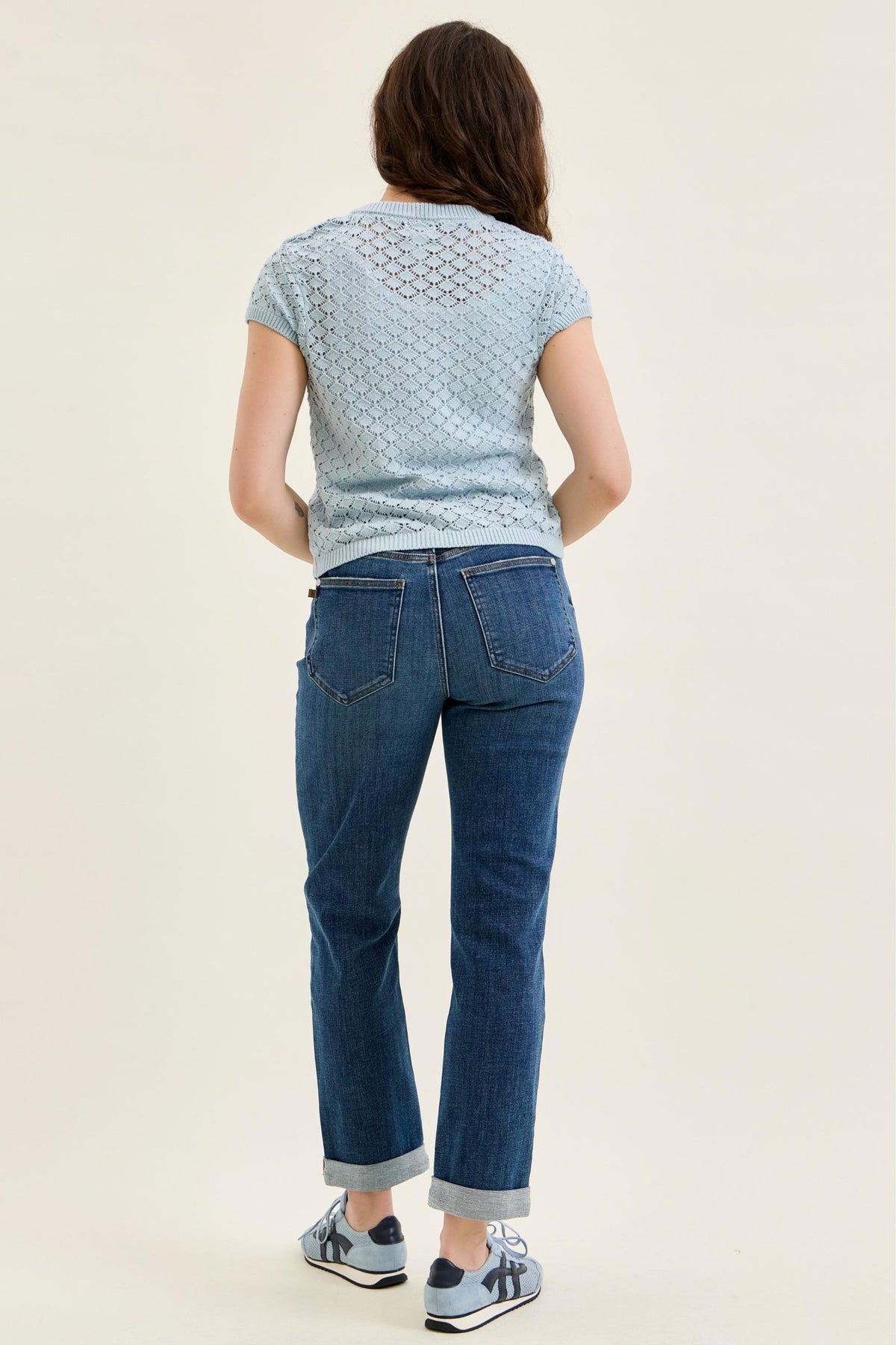 Judy Blue Mid Rise Billie Boyfriend Jeans – Everyday Indigo
