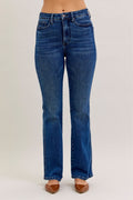 Judy Blue High Waist Dark Wash Tummy Control Bootcut, Short Inseam 30"
