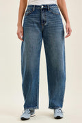 Judy Blue High Waist Rigid Magic Marlow Arc - Dark Time Weathered Indigo, Inseam 30"