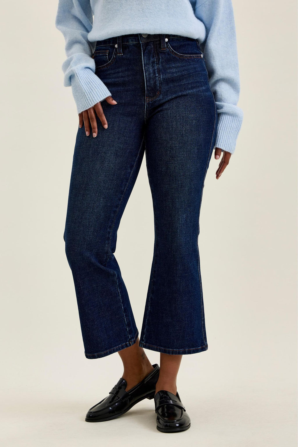 Judy Blue Womens Jeans - High Waisted Tummy Control Amy Kick Flare