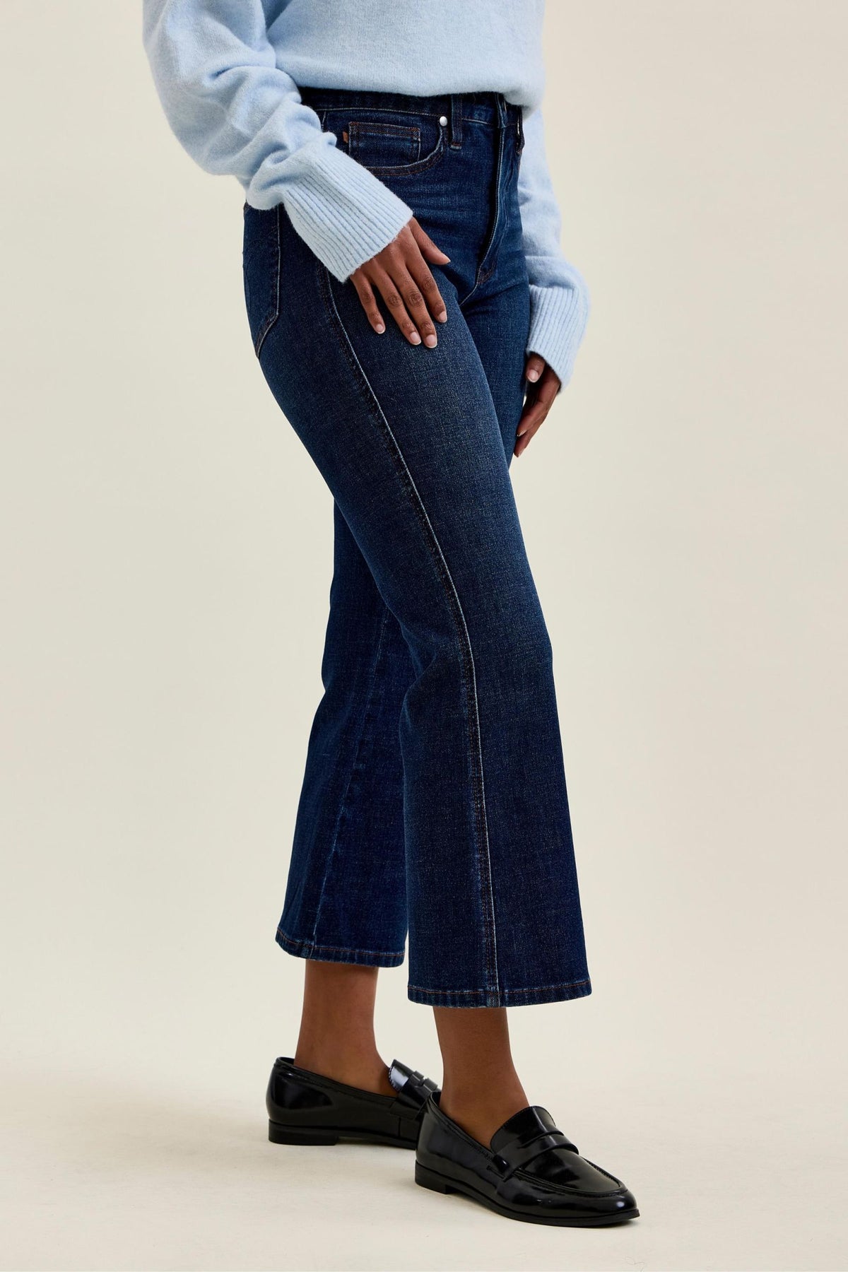 Judy Blue Womens Jeans - High Waisted Tummy Control Amy Kick Flare