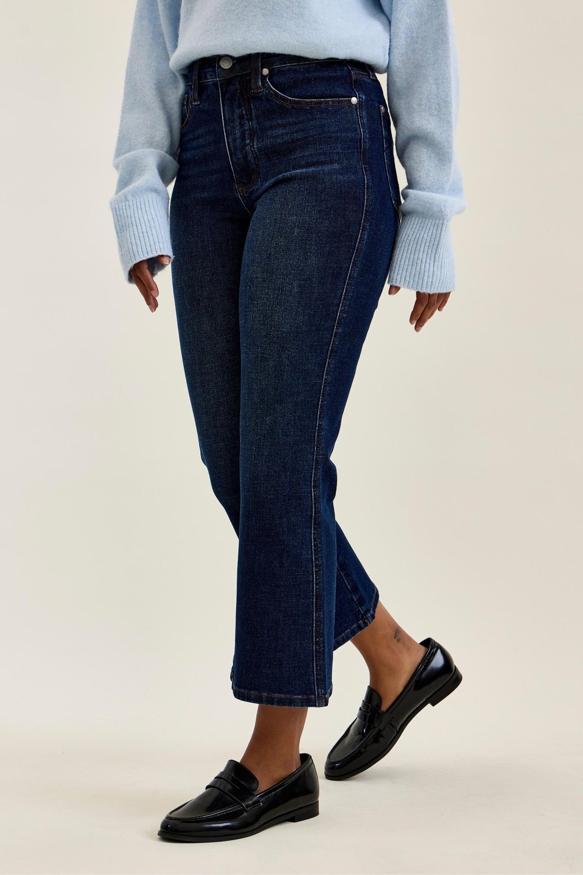 Judy Blue Womens Jeans - High Waisted Tummy Control Amy Kick Flare