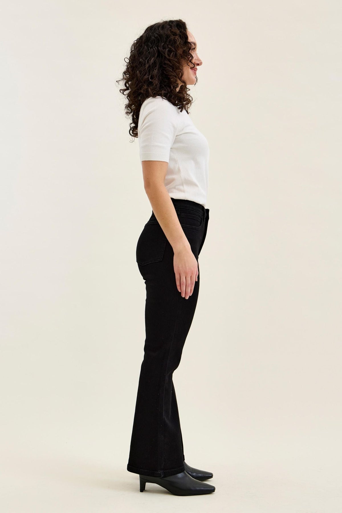 Judy Blue High Waist Tummy Control Classic Black Bootcut Jeans - Petite 29"