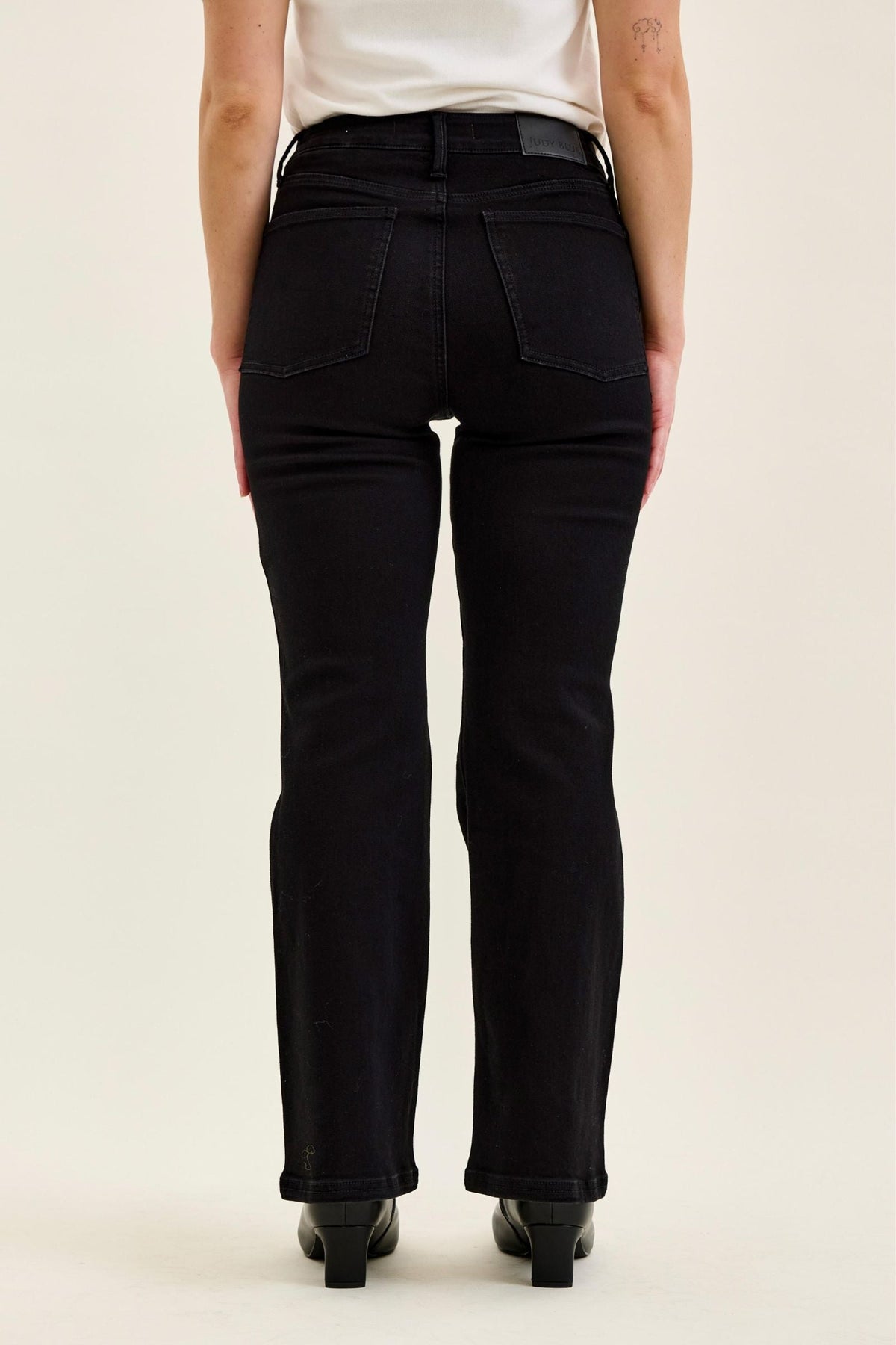 Judy Blue High Waist Tummy Control Classic Black Bootcut Jeans - Petite 29"
