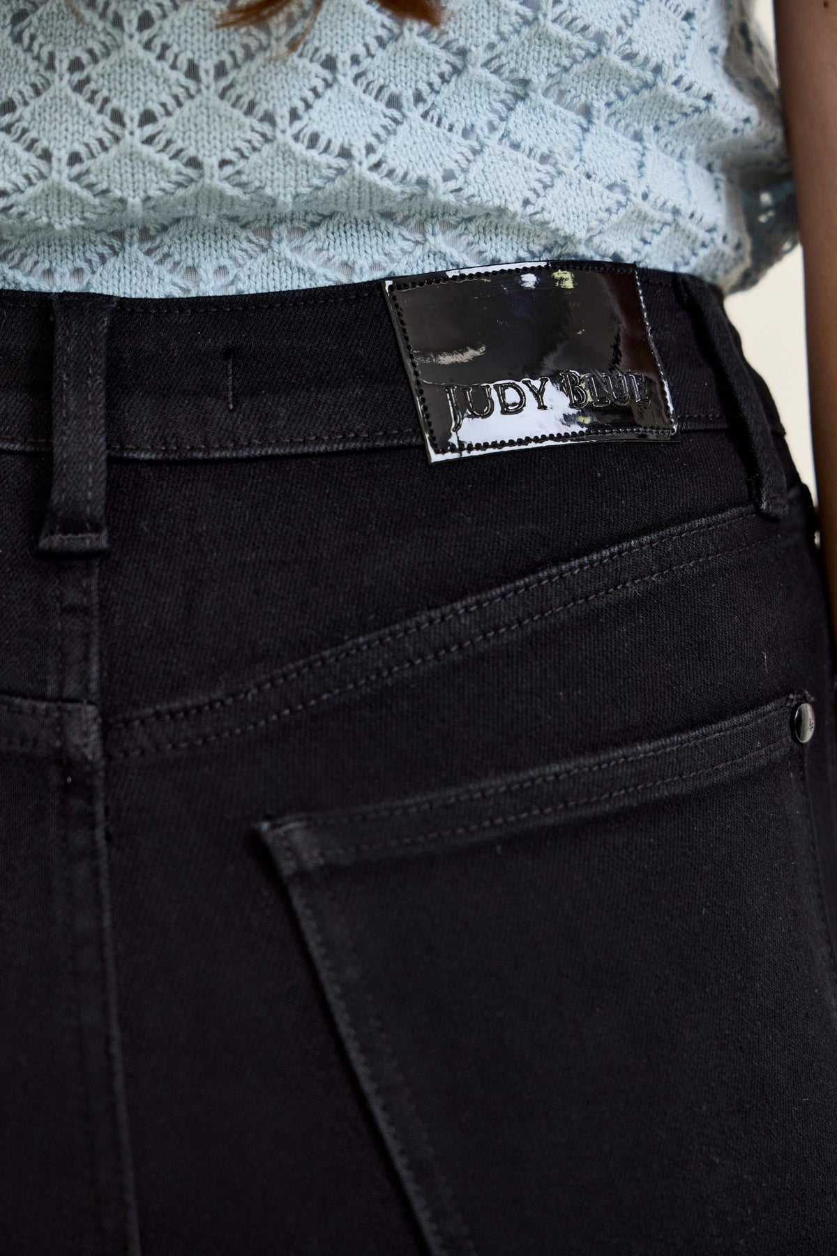 Judy Blue High Waist Tummy Control Sienna Skinny Jeans – Black Edition