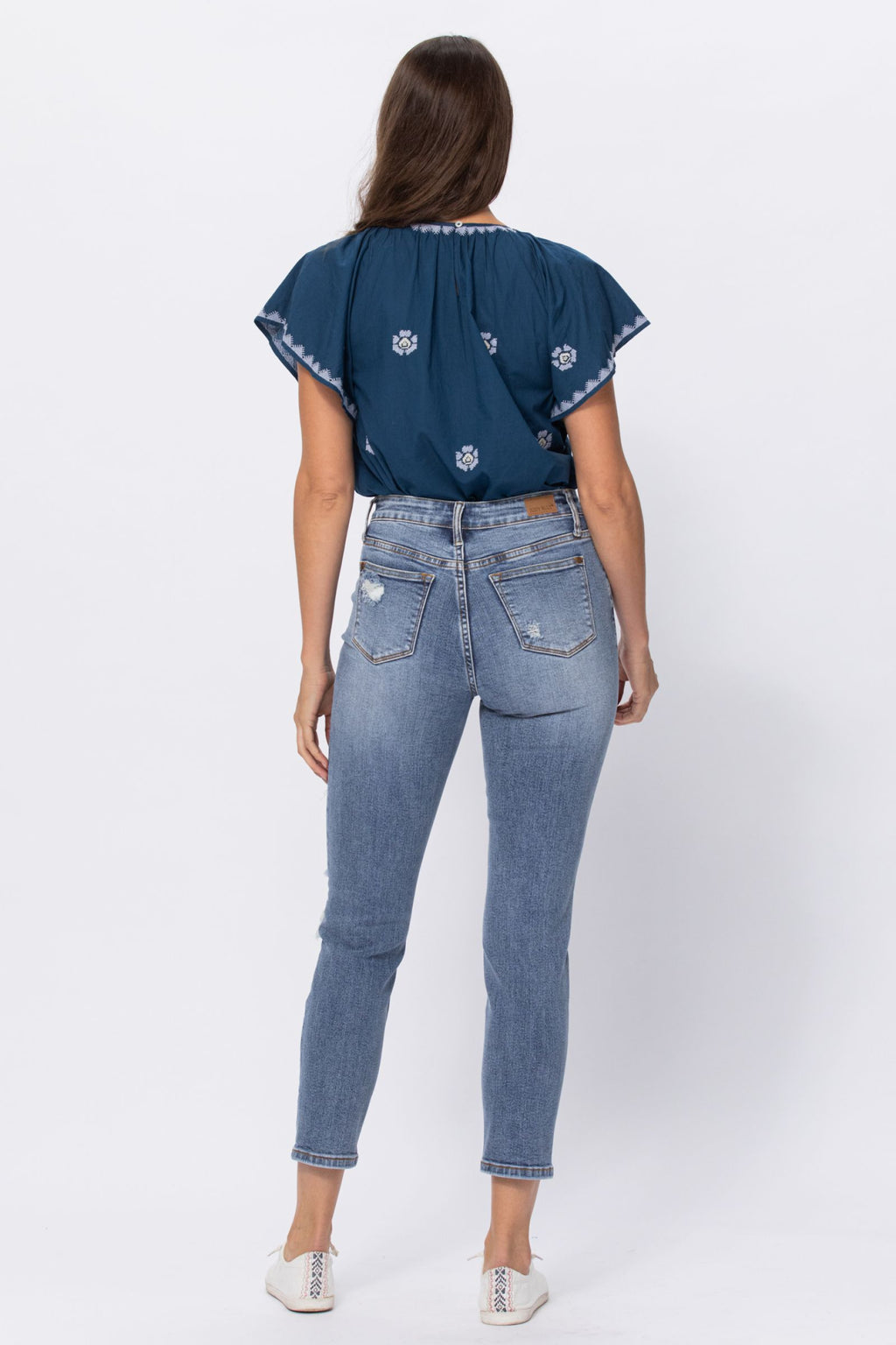 Judy Blue High Rise Destroyed Slim Fit