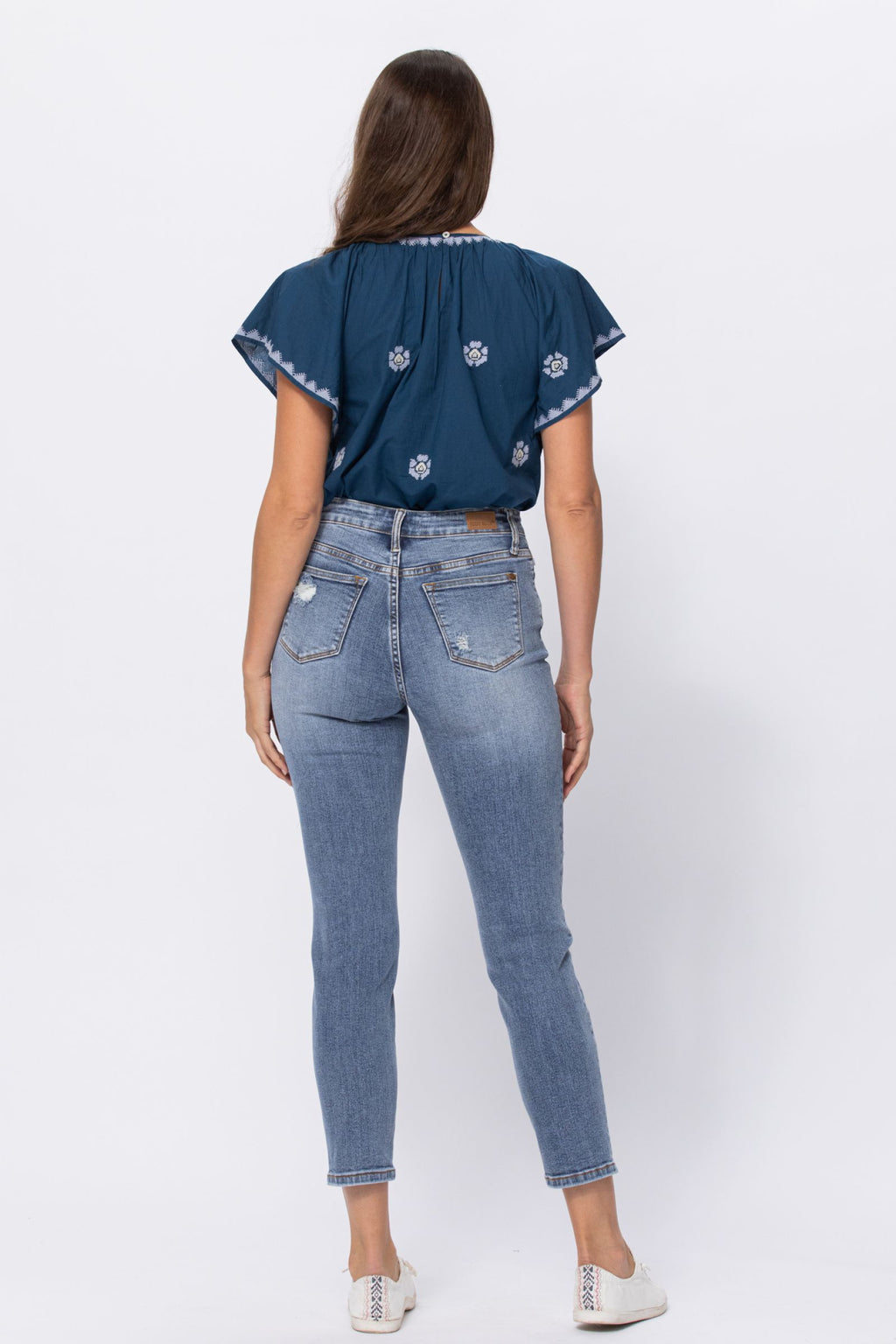 Judy Blue High Rise Destroyed Slim Fit
