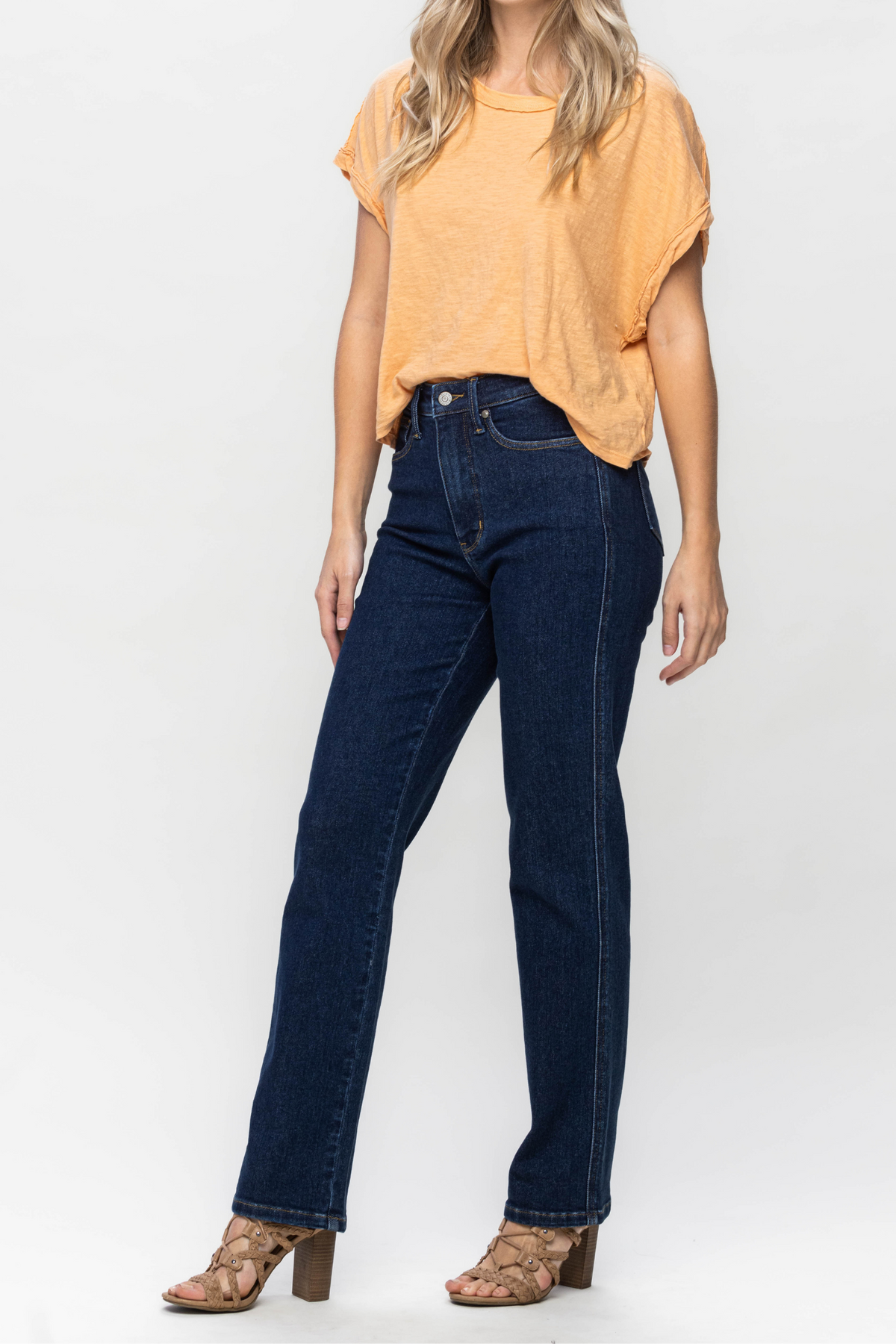 Judy Blue High Waist  Classic Straight Jeans