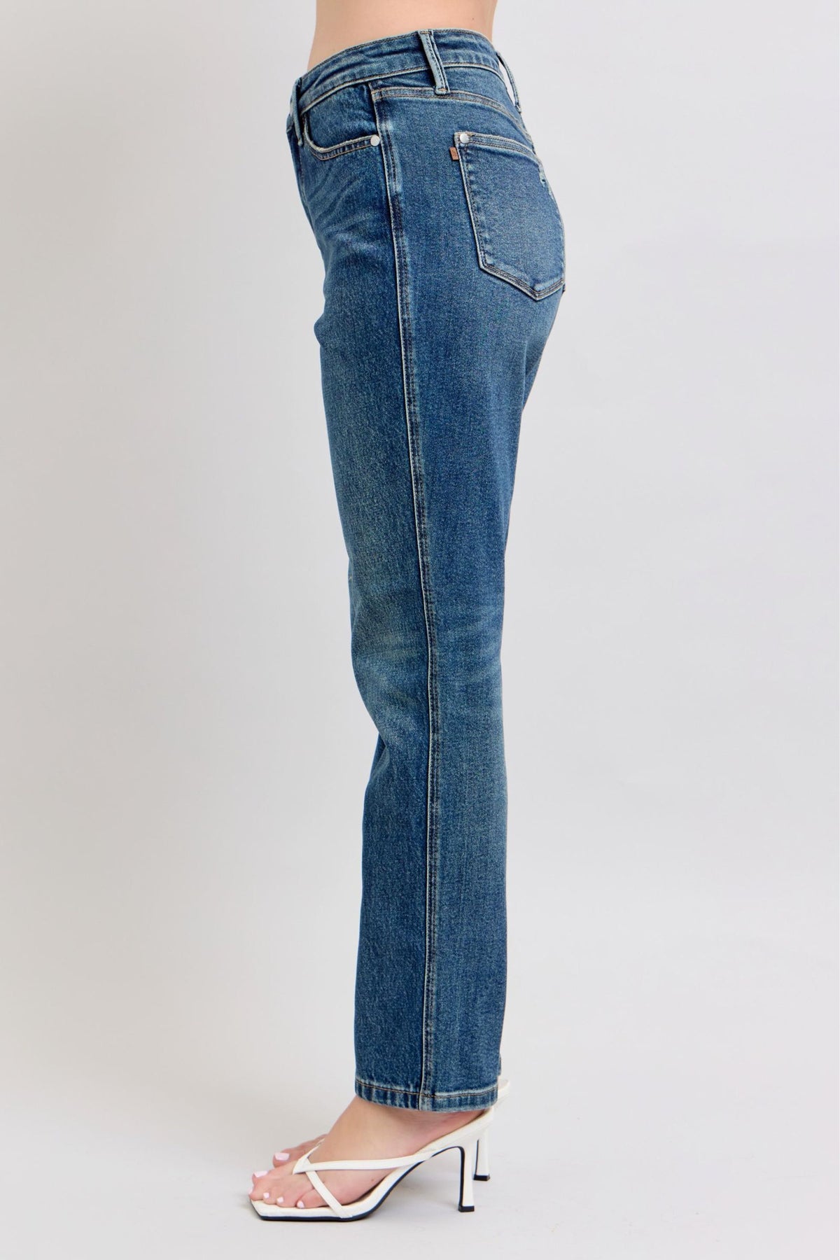 Judy Blue High Waist Rigid Magic Non Destroy Straight