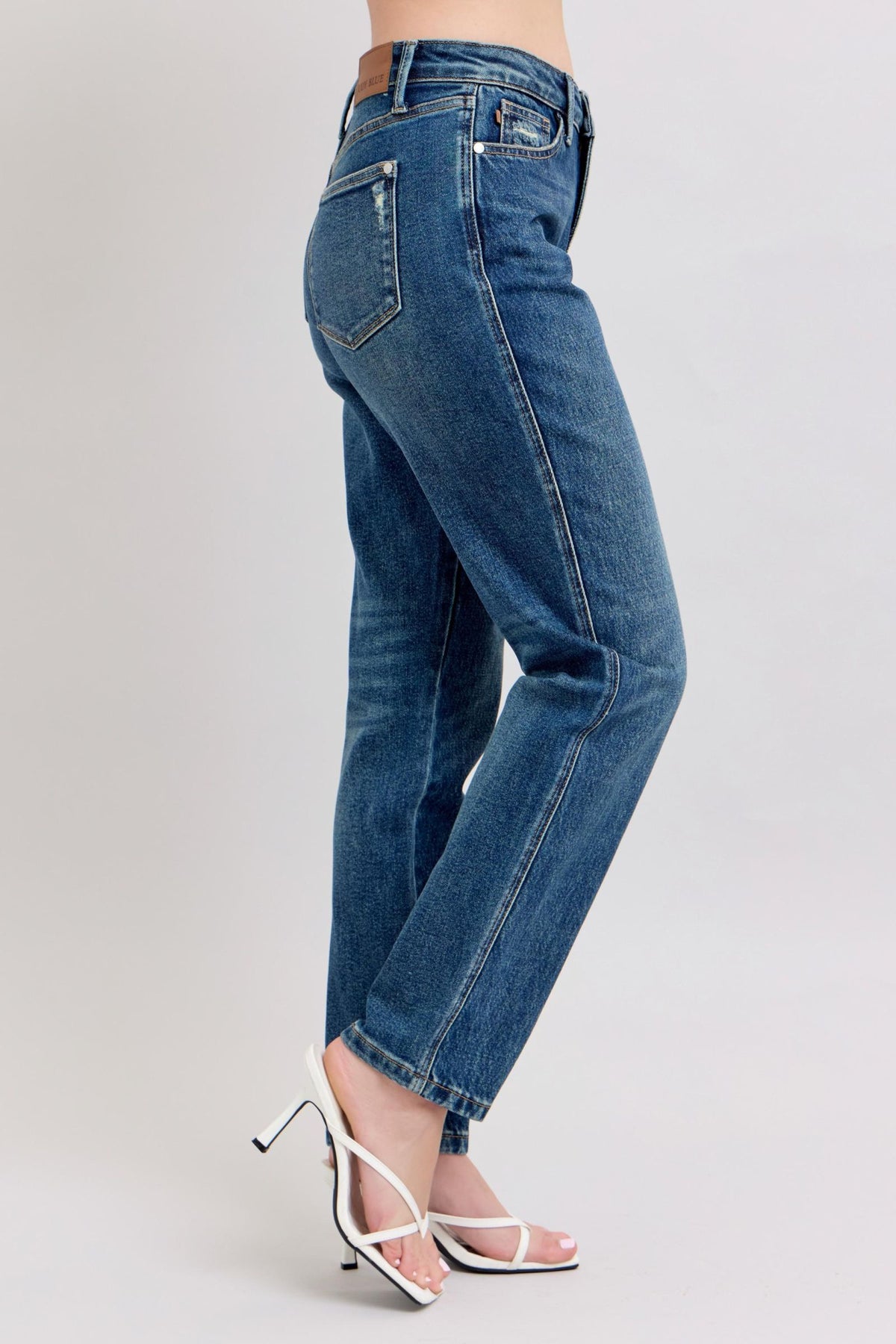 Judy Blue High Waist Rigid Magic Non Destroy Straight