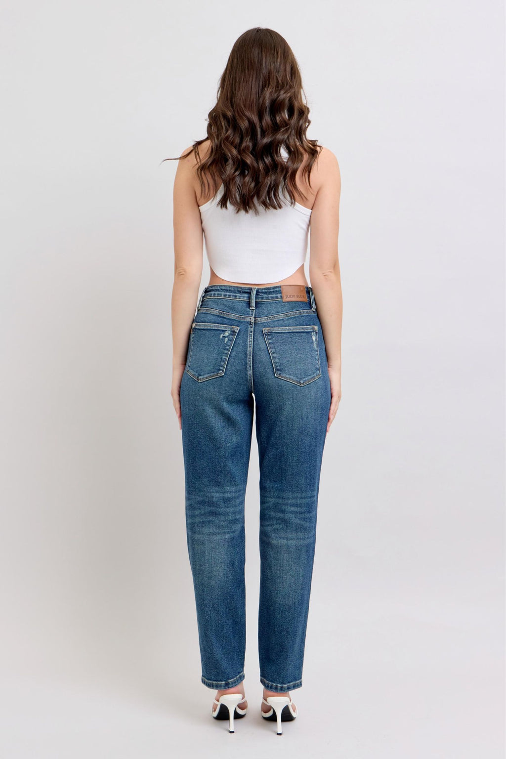 Judy Blue High Waist Rigid Magic Non Destroy Straight