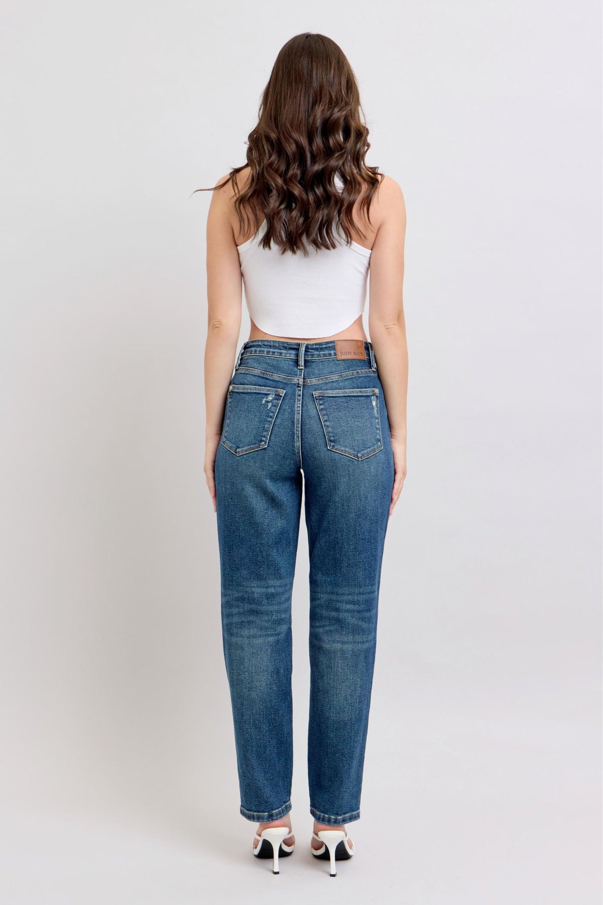 Judy Blue High Waist Rigid Magic Non Destroy Straight