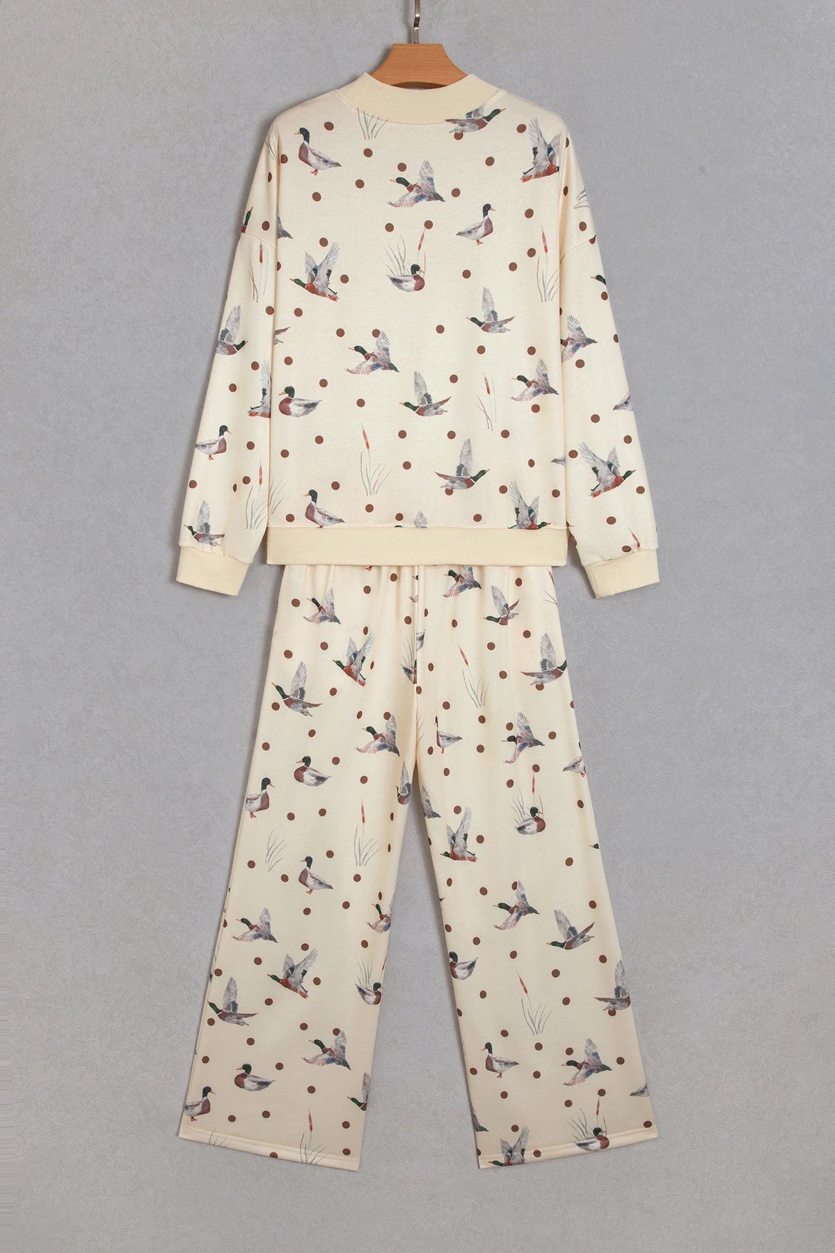Mallard Polka Dot Sweatshirt & Pants Set